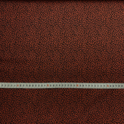 Baumwollstoff, Dekostoff - 13,00 EUR/m, Leoparden Muster in den Farben braun/ schwarz