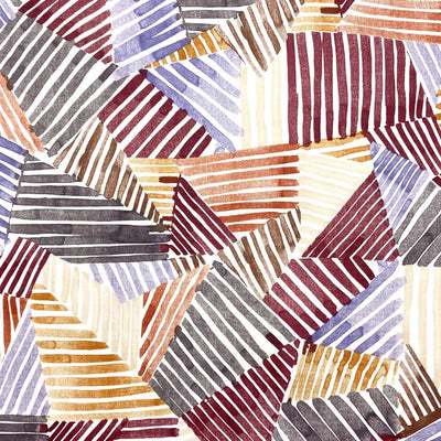 Canvas Stoff mit geometrischem Muster (2,80 m breit) - 13 Euro pro 0,5 Meter