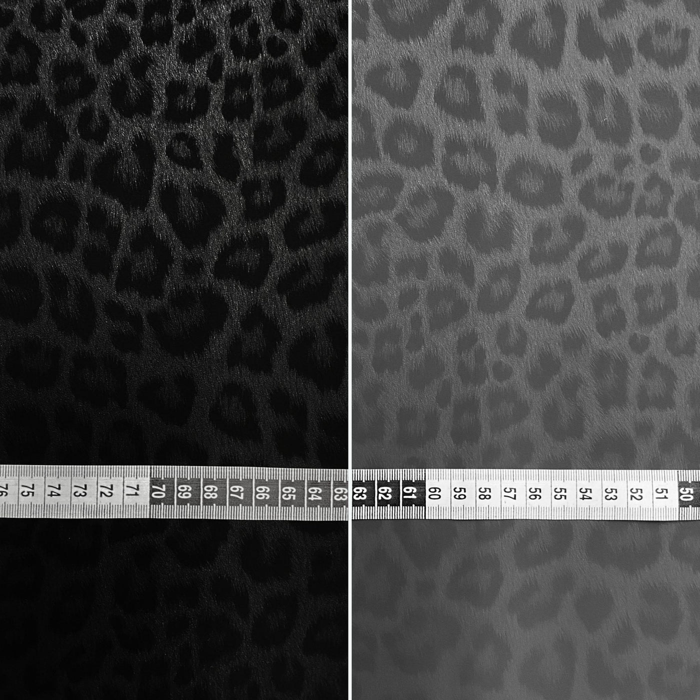 Wasserabweisender Regenjackenstoff mit Leoparden Muster- 9,50 Euro pro 0,5 Meter (grau/ schwarz)