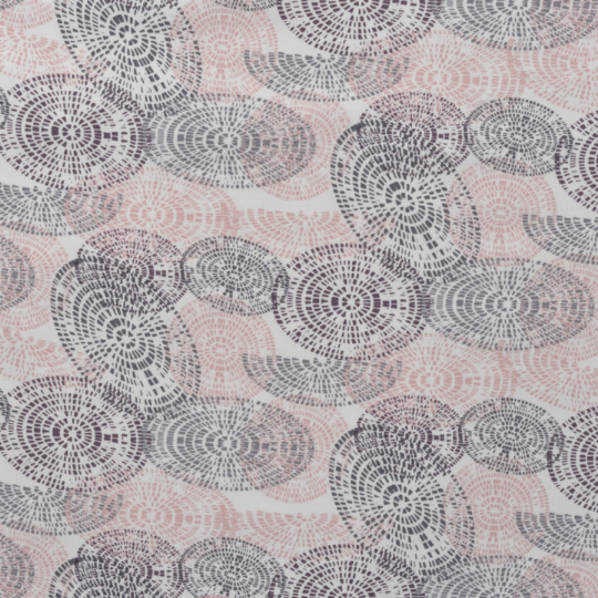 Jerseystoff, Geometrisches Muster, Baumwolle, nude/ gelb/ mint oder rosa/beere auf weißem Hintergrund