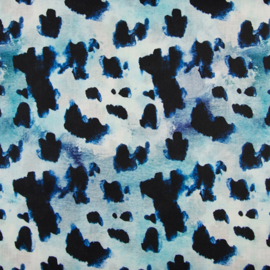 Leinenstoff, abstraktes Muster, Leopardenmuster